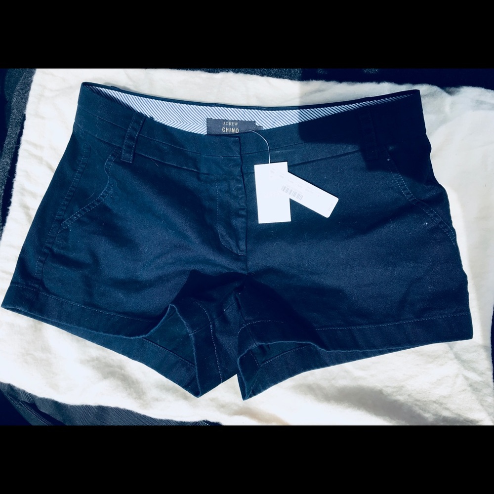 J.Crew Navy Blue Chino Shorts